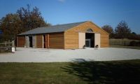 American Barn in feather edge cladding. Contact us for details. 