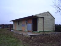 2 Loose Boxes and a Tack Room on a metal frame.