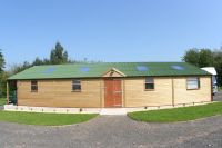 American Barn with Green Onduline