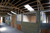 View of internal stables